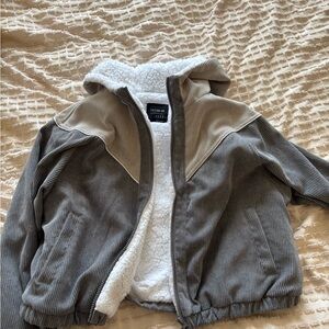 Citizen Gray and White Puffer Jacket